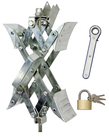 Ultra-Fab Super Grip Wheel Chock Stabilizer for Tandem-Axle Trailers
